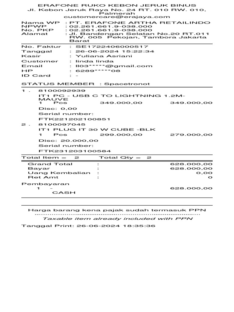 Taxable Item Already Included With PPN | PDF