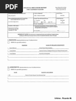 Ricardo M Urbina Financial Disclosure Report For 2010