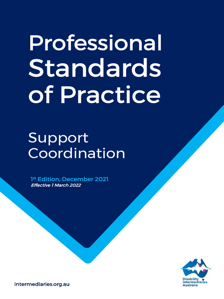 Support Coordination Standards of Practice v1.0 Dec 2021 | PDF ...