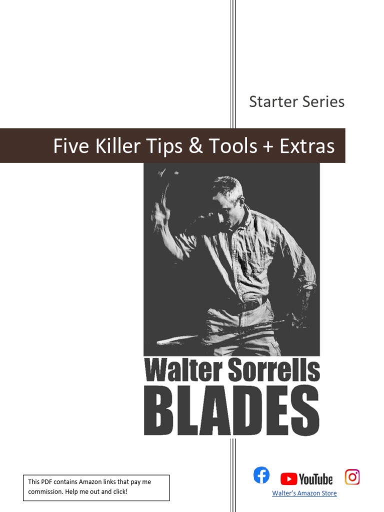 Beginner's Guide to Knife Making | PDF | Knife | Drill