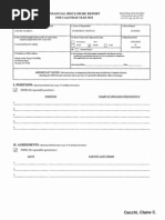 Claire C Cecchi Financial Disclosure Report For Cecchi, Claire C