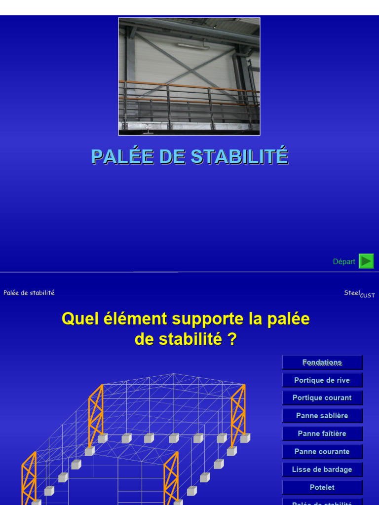 Palée de Stabilité en Charpente Métallique | PDF | Plaie