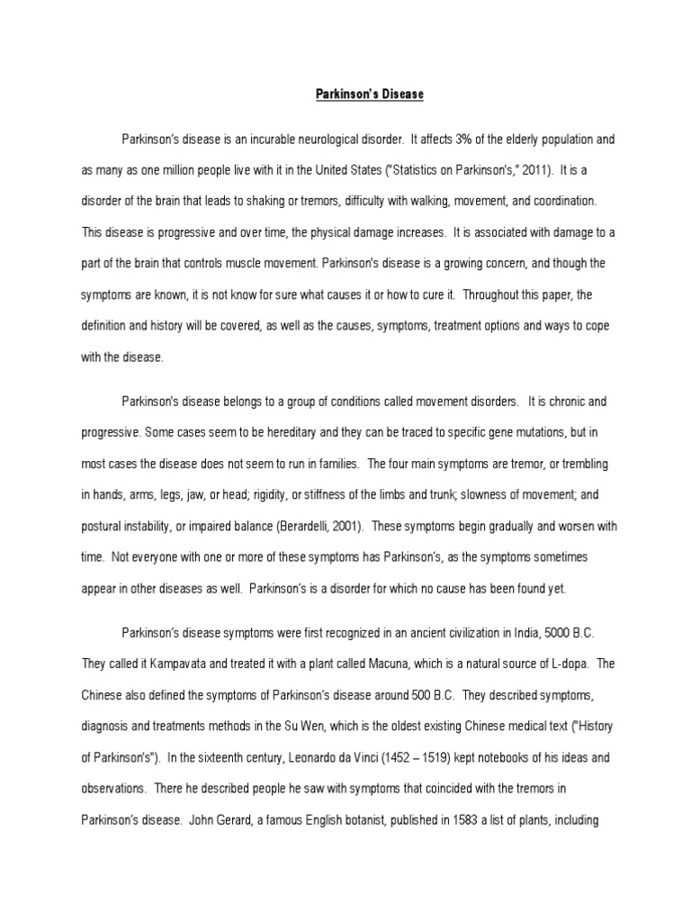 Alzheimer's essay paper image