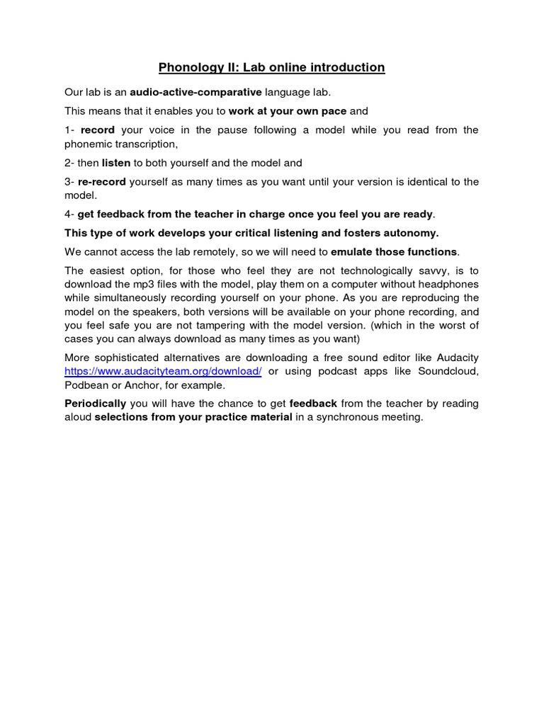 Phonology ii lab online intro pdf