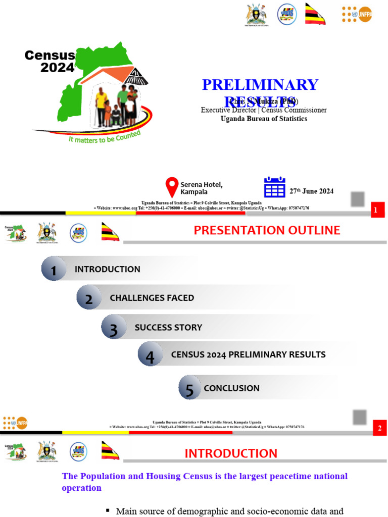 Census Dissemination PPT Preliminary Final-2 | PDF | Census | Statistics