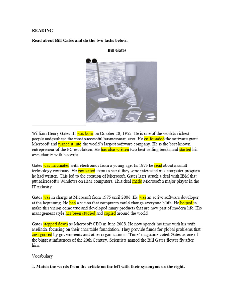 Bill Gates Pdf Microsoft Computing