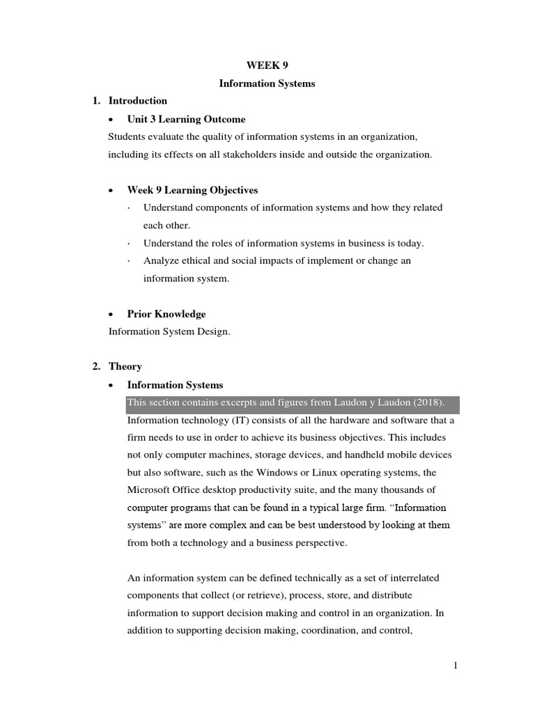Understanding Information Systems in Business | PDF | Information ...