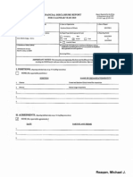 Michael J Reagan Financial Disclosure Report For 2010