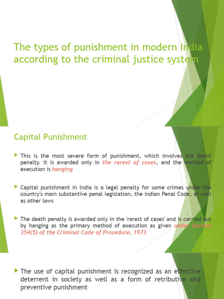 Types of Punishment - FN | PDF | Parole | Probation
