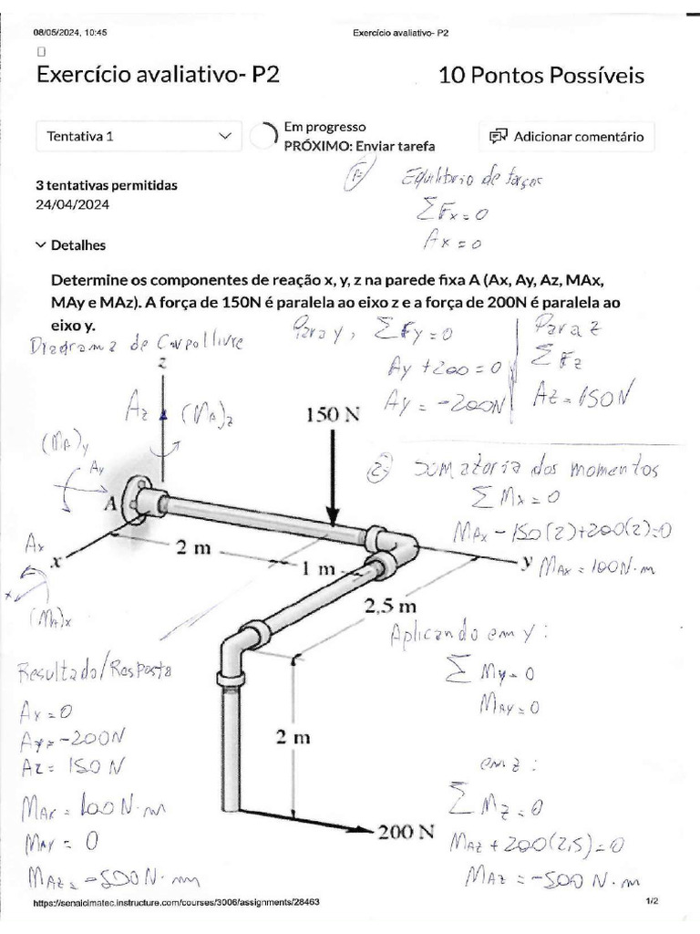 Exercício Avaliativo P2 Pdf
