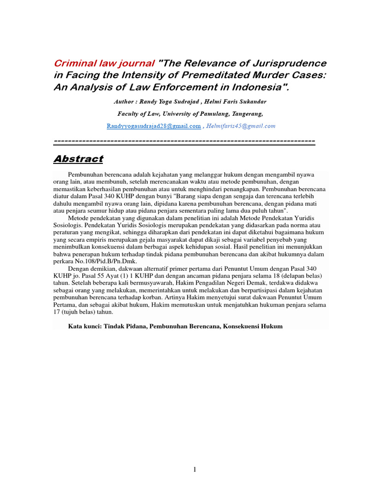 Analyzing Premeditated Murder Law | PDF | Crime & Violence | Crimes