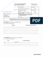 Samuel Conti Financial Disclosure Report For 2010