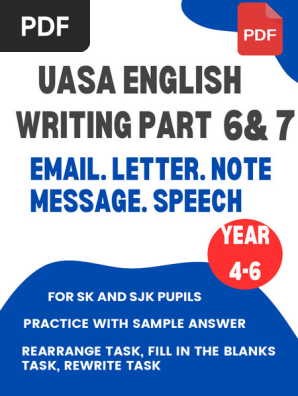 UASA ENGLISH WRITING PART 6 AND 7
