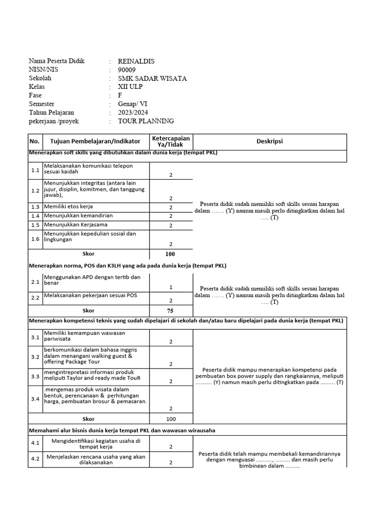 rapor-smk-pkl-kelas-xii-ulp-tour-planning-pdf