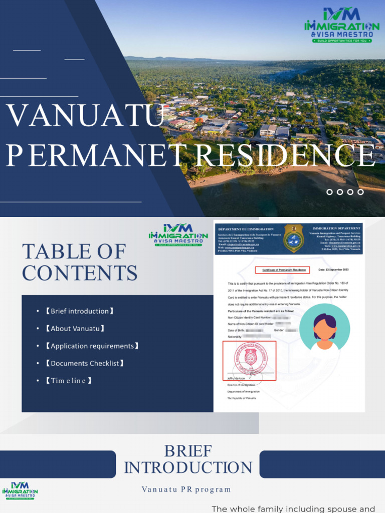 Vanuatu Country by IVM | PDF