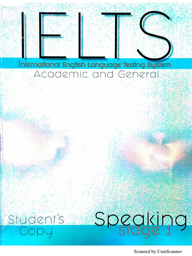 Ielts Speaking Stage 1 Pdf Pdf
