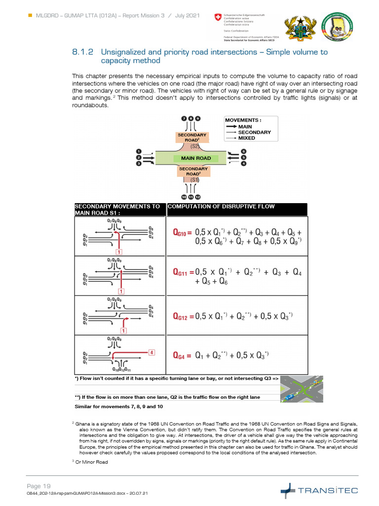 Volume to Capacity Analysis for Intersections | PDF | Traffic | Transport