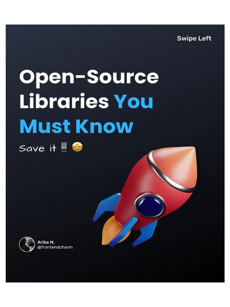Open Source Libraries | PDF