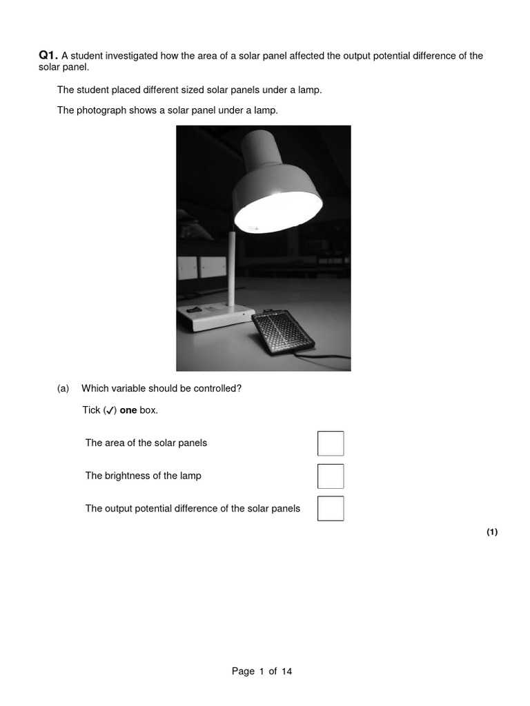 Solar Panel Efficiency and Output Analysis | PDF | Wind Power ...
