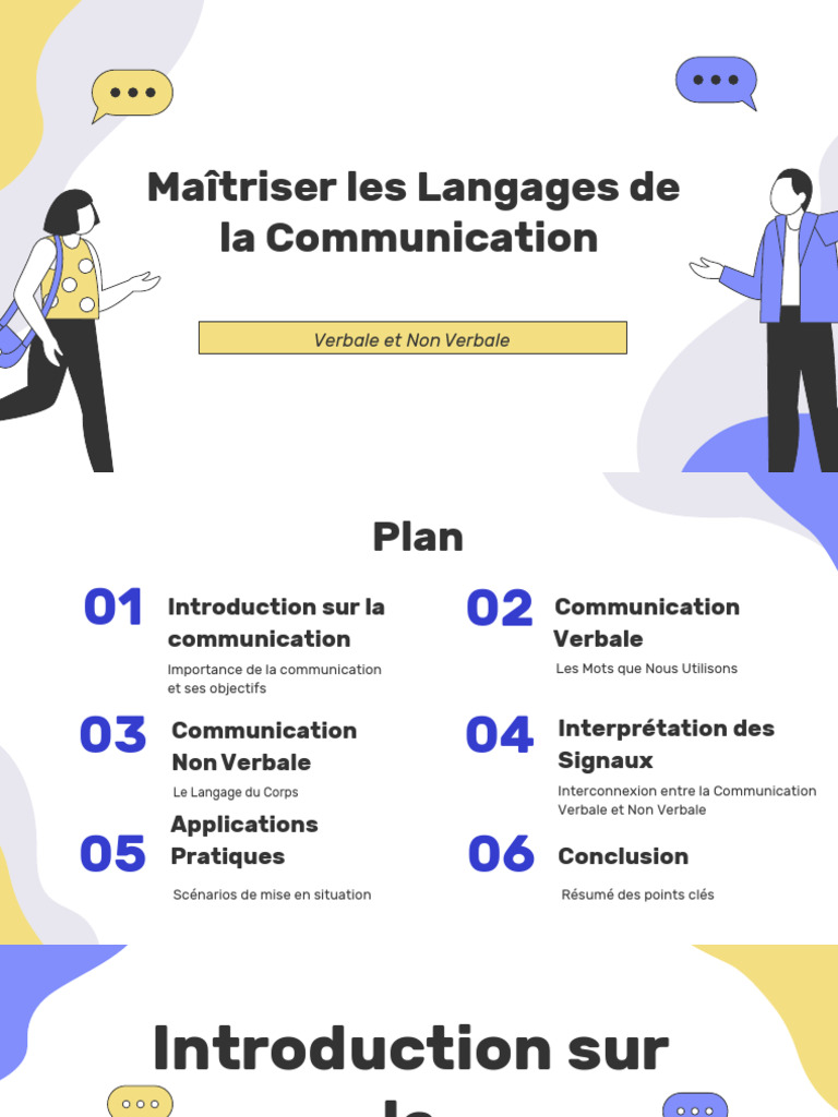 Communication Verbale et Non Verbale | PDF | Communication non verbale ...