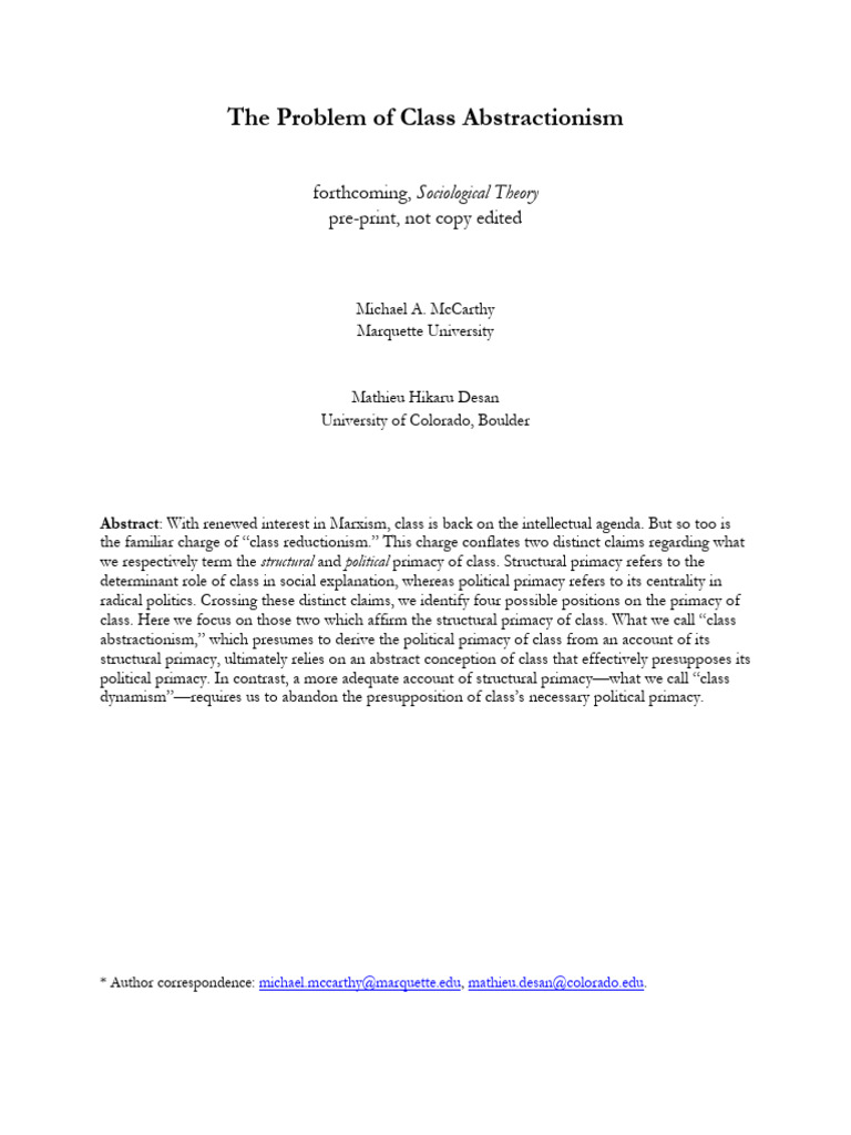 the-problem-of-class-abstractionism-mccarthy-desan-pre-print-pdf