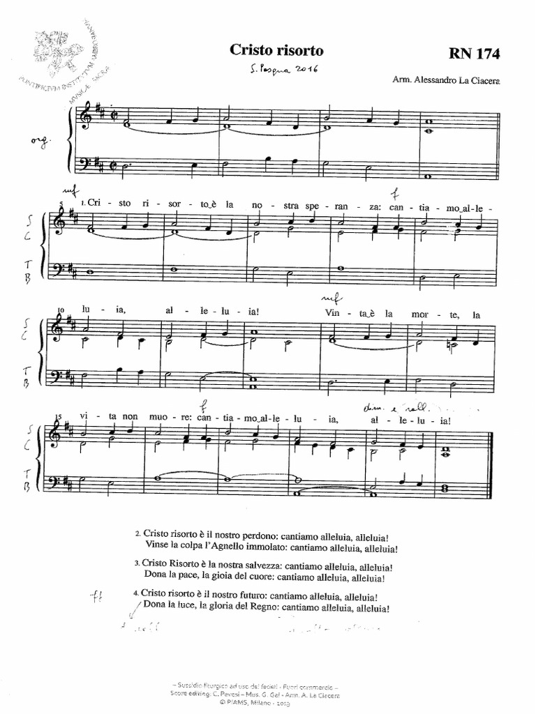 Cristo Risorto Pdf