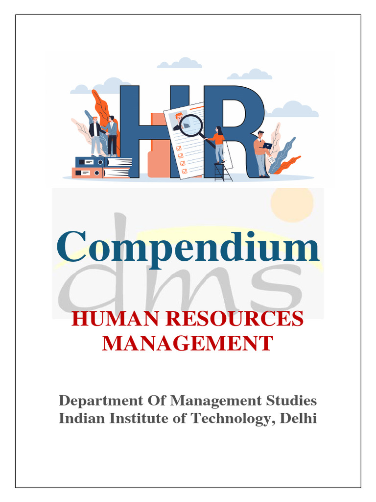 HR Compendium DMS IIT Delhi | PDF | Human Resource Management ...