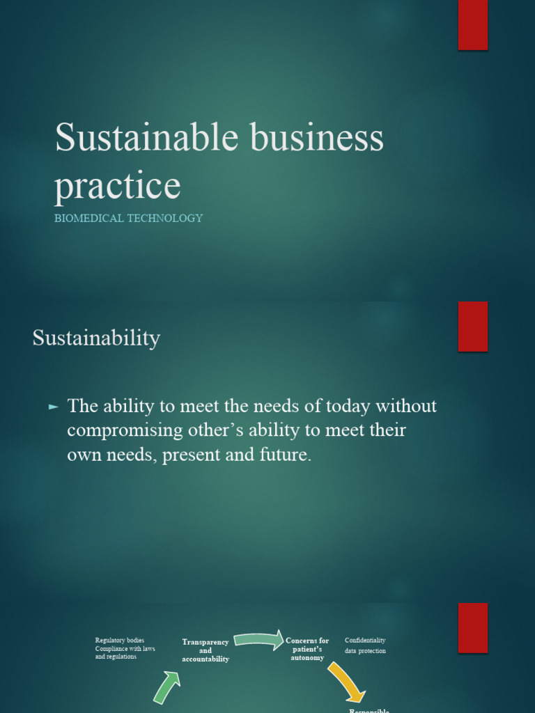 Sustainable Business Practice | Download Free PDF | Business Ethics ...