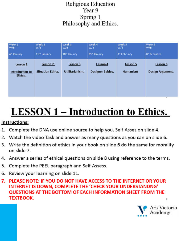Year 9 Ethics and Philosophy Curriculum | PDF | Utilitarianism ...