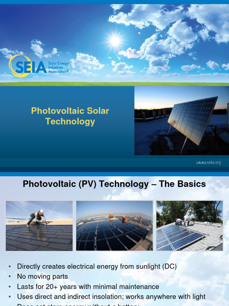 Understanding Photovoltaic Solar Technology | PDF | Photovoltaics ...
