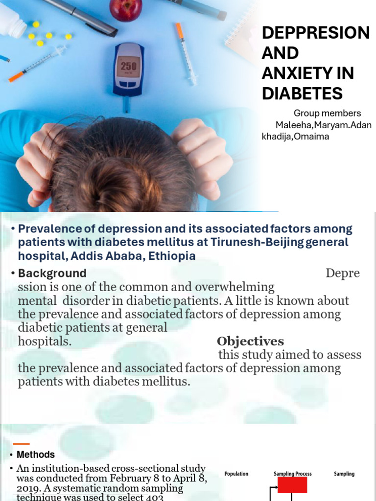 Diabetes 1 | PDF | Major Depressive Disorder | Cognitive Behavioral Therapy