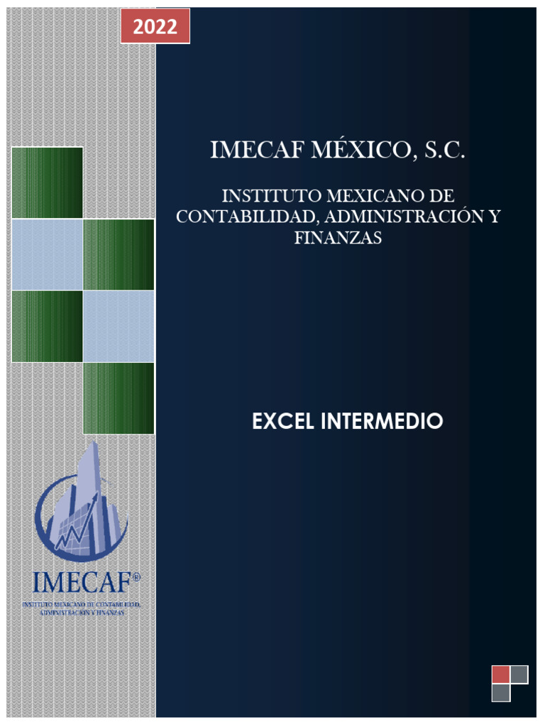 Excel Intermedio-Curso | PDF | Hoja de cálculo | Microsoft Excel