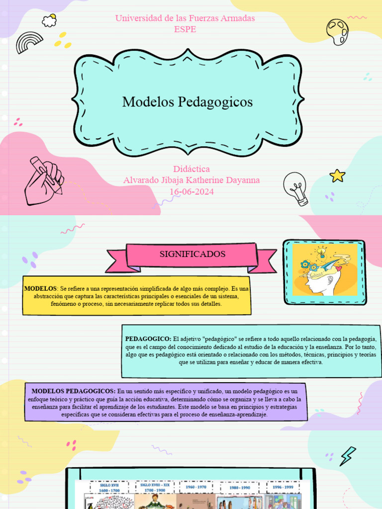 Modelos Pedagógicos en la Educación | PDF | Aprendizaje ...