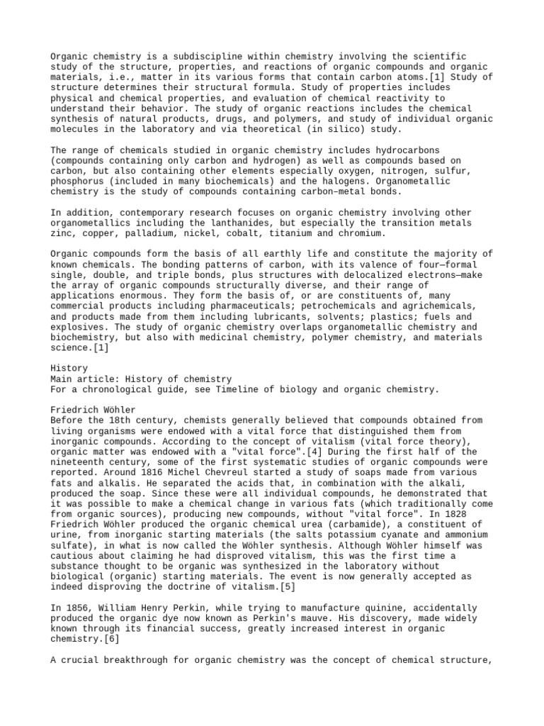 Organic Chemistry Pdf Organic Chemistry Chemistry