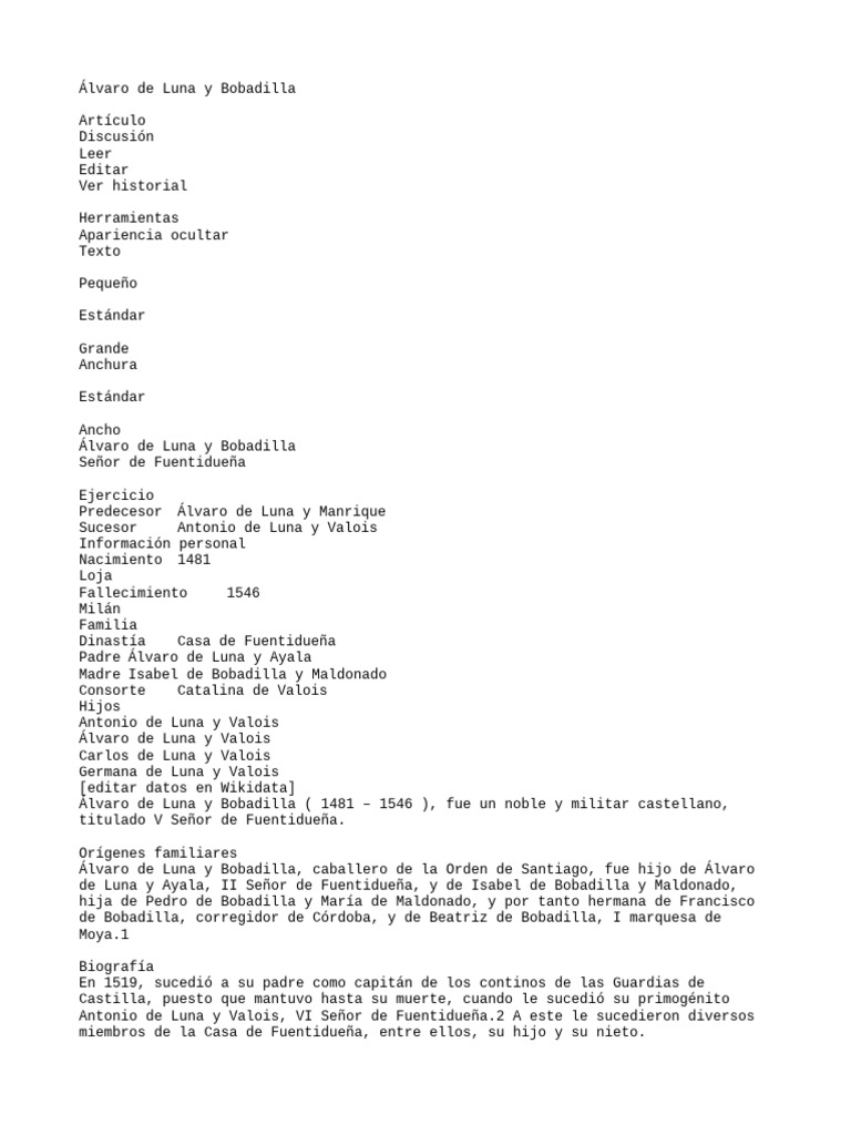 Álvaro de Luna y Bobadilla PDF