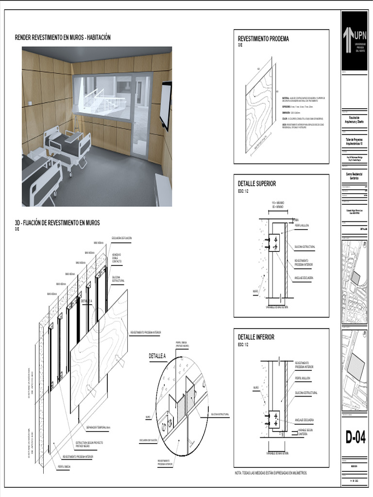 Detalle Muro Interior | PDF