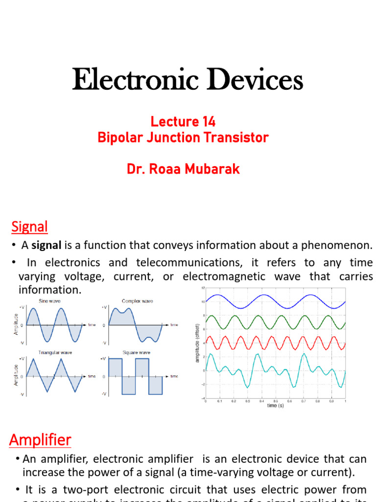 BJT Amplifier Analysis and Modeling | PDF | Amplifier | Bipolar ...