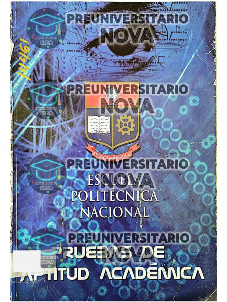 EPN Tomo 3 de 12 Libro Pruebas Aptitud Académica | PDF
