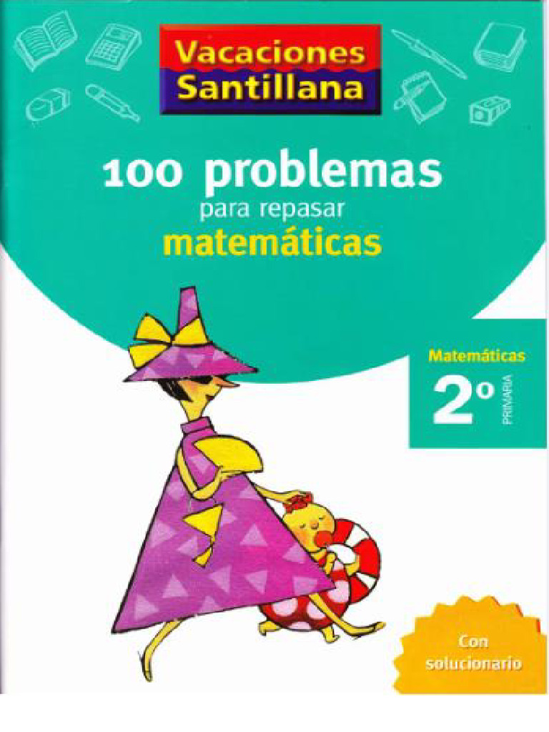 Vacaciones Santillana 100 Problemas | PDF