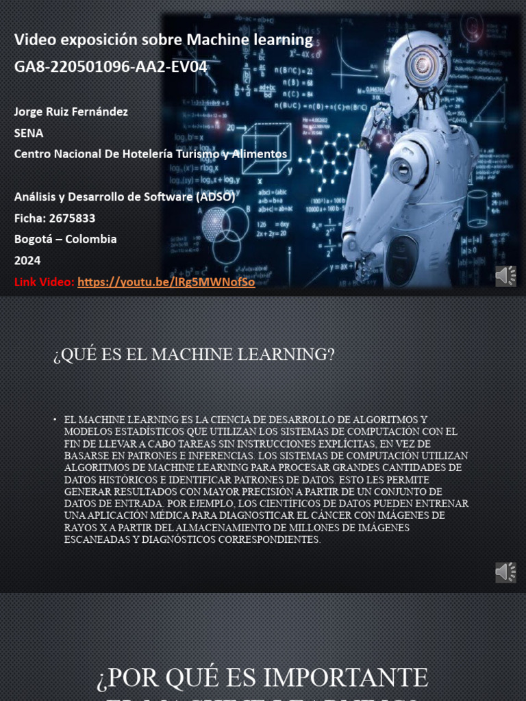 Exposición sobre Machine Learning | PDF | Aprendizaje automático ...