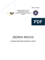 Zbornik Radova Islamskog Pedagoškog Fakulteta U Zenici 3 - 2005