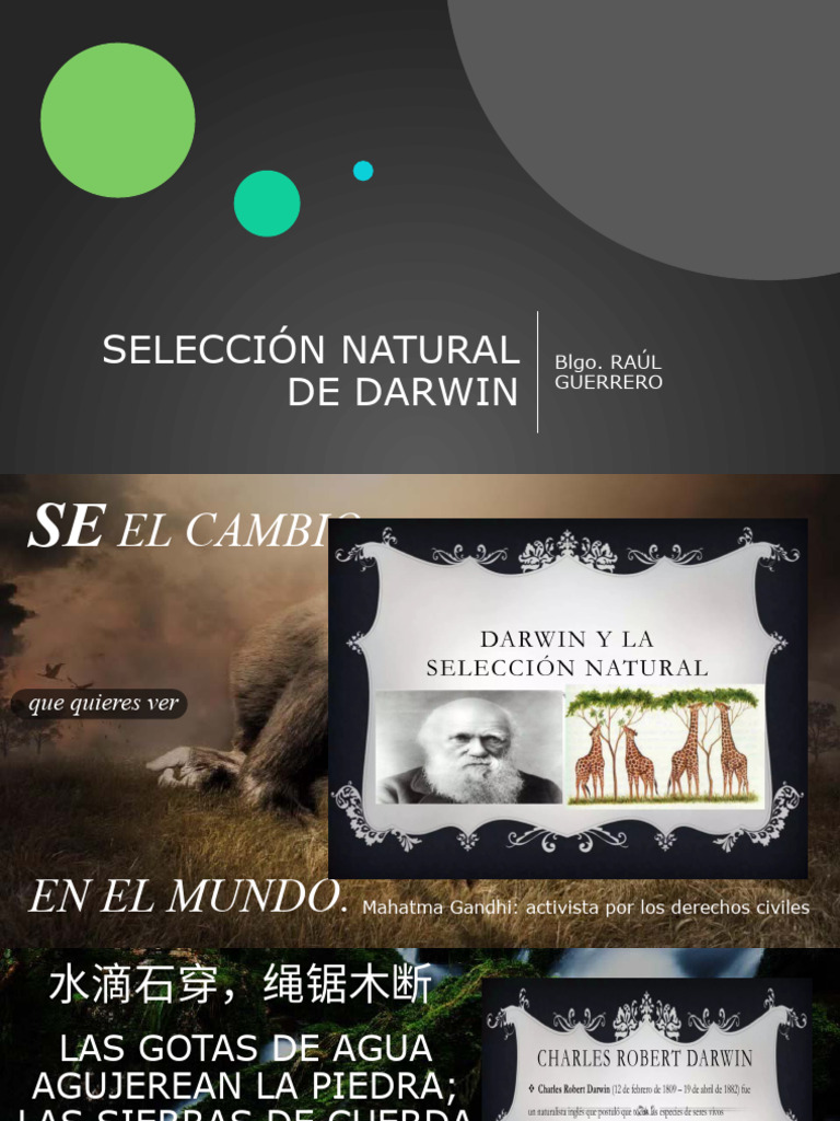 Aportes de Darwin a la Evolución | PDF | Filosofía | Ciencia y matemáticas