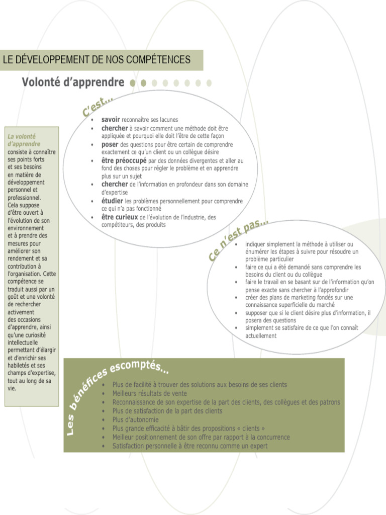 Développement des compétences professionnelles | PDF | Expert