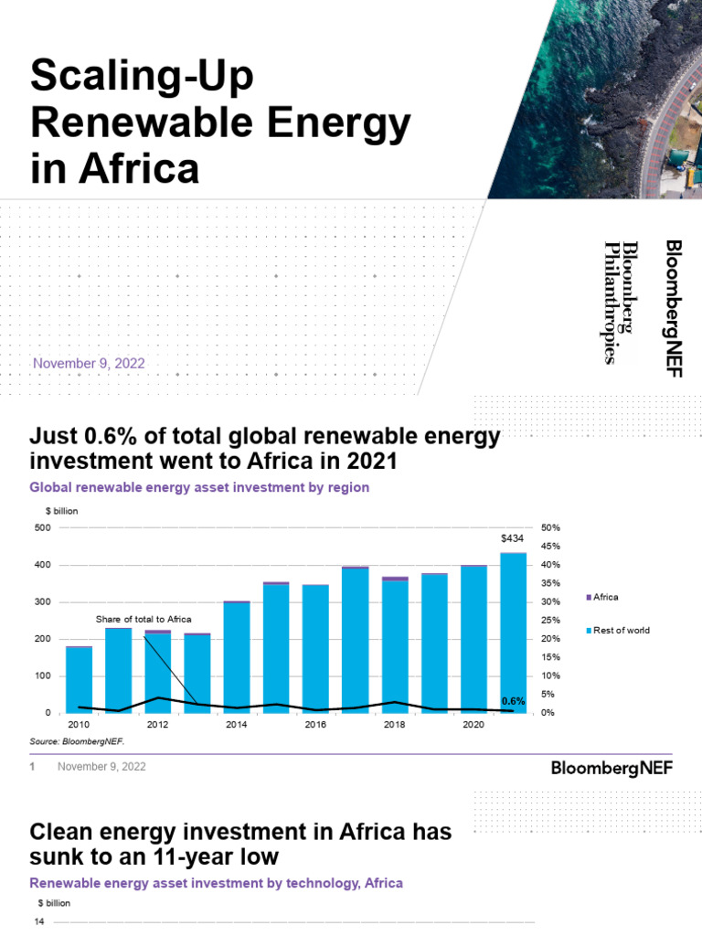 Renewable Energy Investment in Africa | PDF | Electricity Generation ...