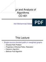 Design and Analysis of Algorithms CO 401: Ash Mohammad Abbas