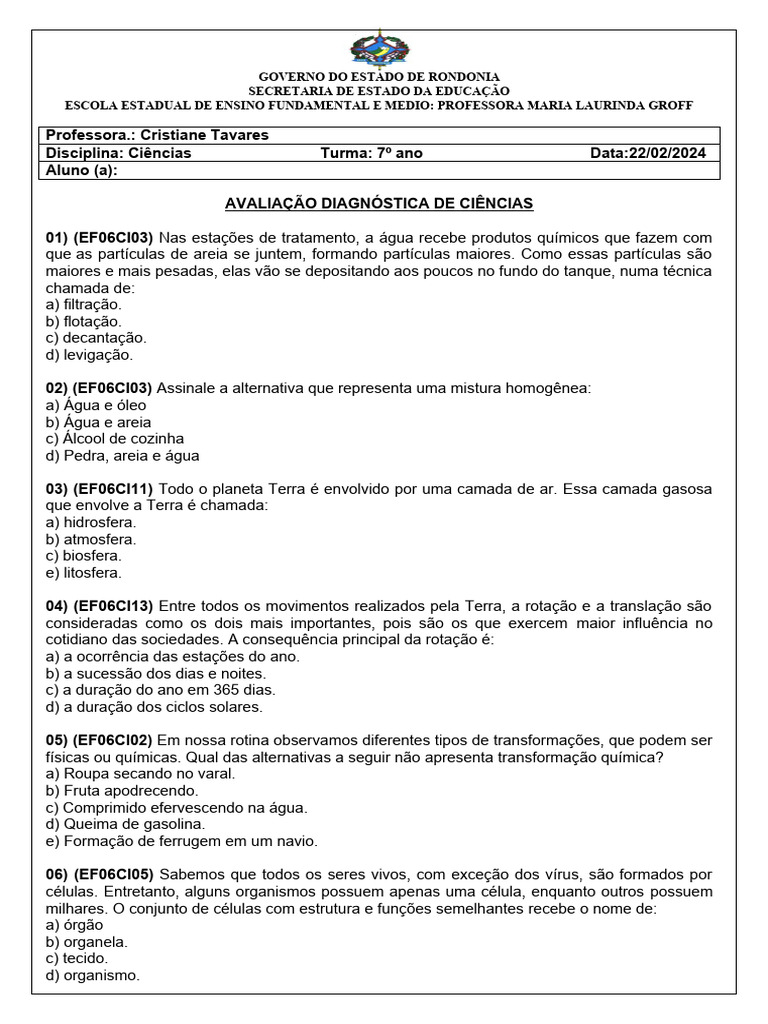 avalia-o-diagnostica-de-ci-ncias-do-7-ano-pdf-c-lula-biologia