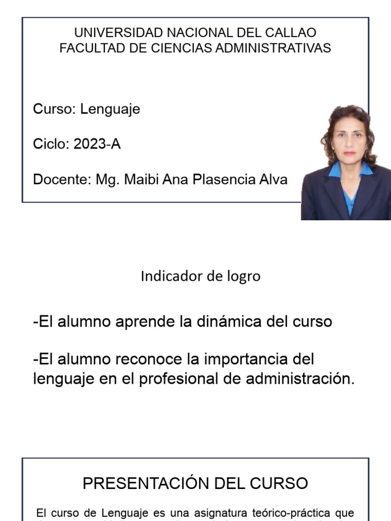 Curso de Lenguaje para Administradores | PDF | Comunicación ...