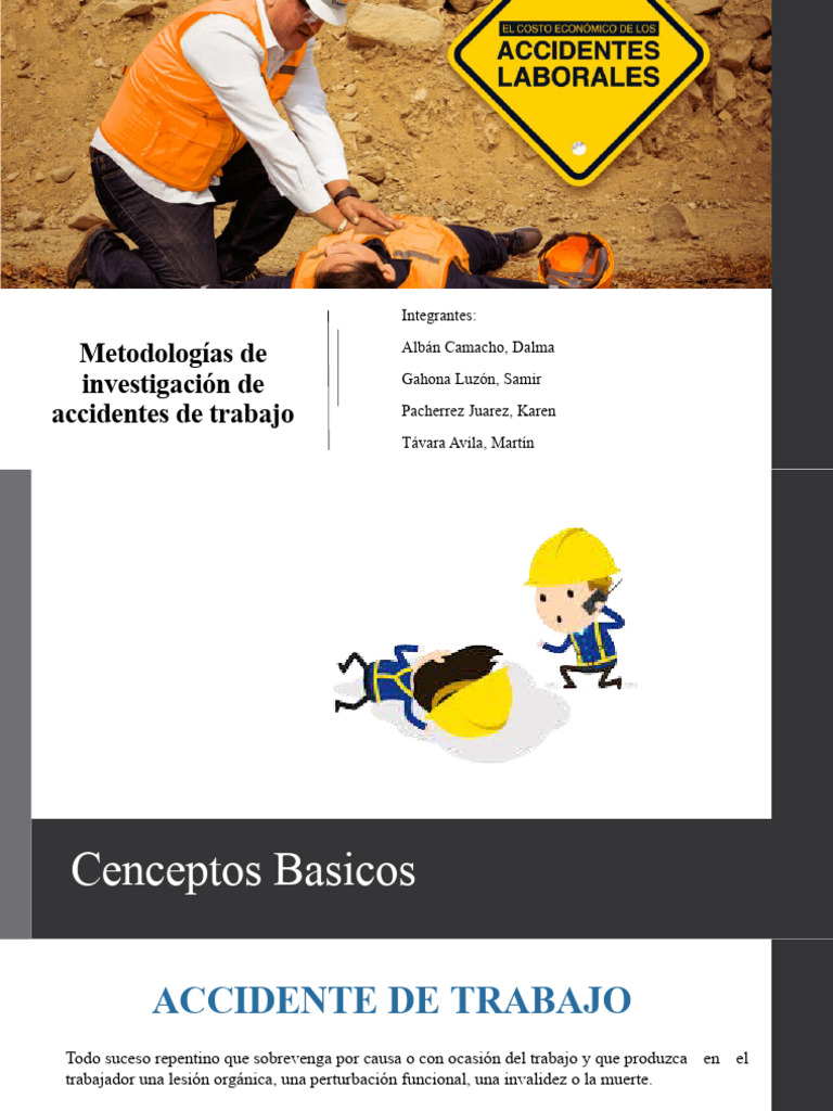 Diapositivas Métodos De Investigación De Accidentes 1 Descargar