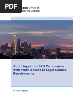 Youth Access To Legal Counsel Audit