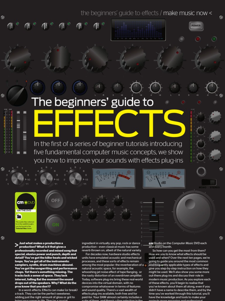 The Beginner's Guide to Effects Equalization (Audio) Sound Technology